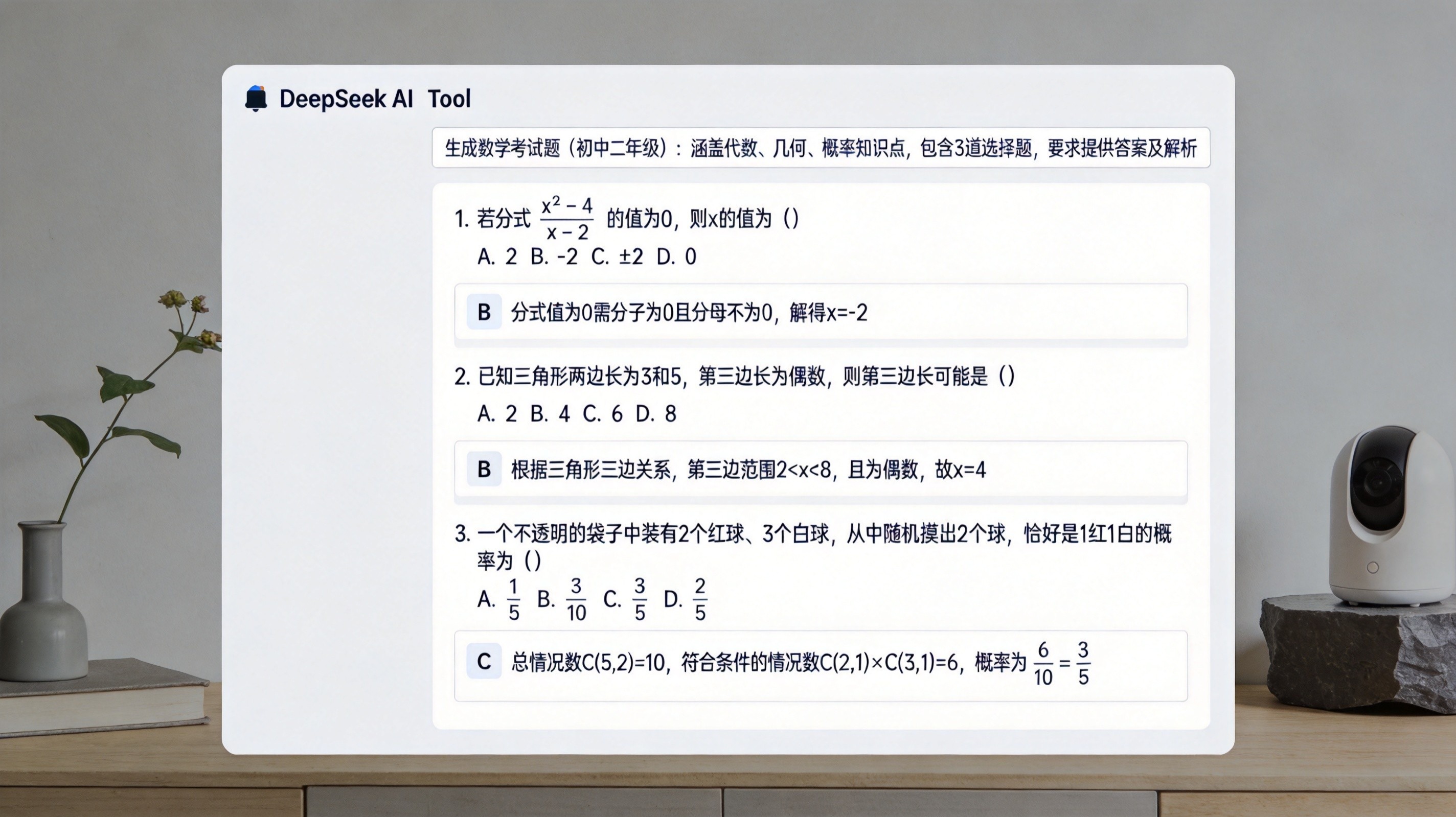 DeepSeek工具演示